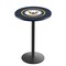 Holland Bar Stool Co 36" Blk Wrinkle U.S. Navy Pub Table L214B3628Navy - alternate 1